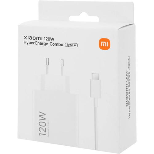 Сетевое зар./устр. Xiaomi 120W HyperCharge Combo (Type-A) EU 120W 6A (PD+QC) USB универсальное белый (BHR9462EU) Сетевое зар./устр. Xiaomi 120W HyperCharge Combo (Type-A) EU 120W 6A (PD+QC) USB универсальное белый (BHR9462EU)