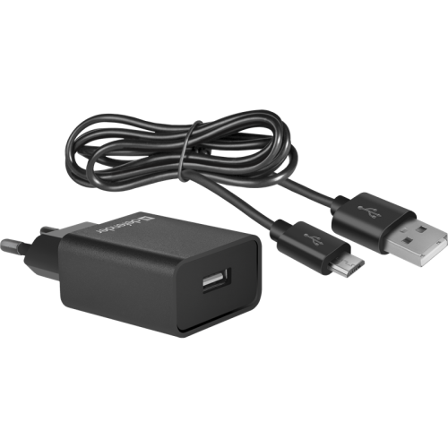 Defender Сетевой адаптер UPC-11 1xUSB,5V/2.1А,кабель micro-USB