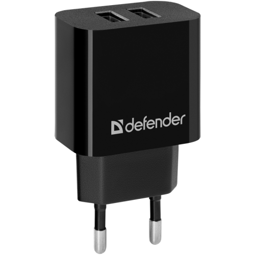 Defender Сетевой адаптер UPC-21 2xUSB,5V/2.1А кабель microUSB