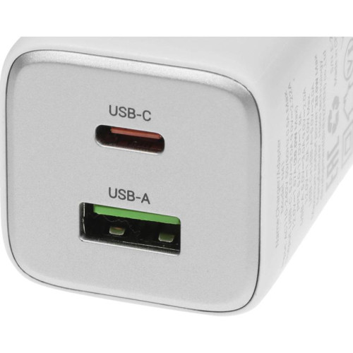 Сетевое зар./устр. Hoco N41 Almighty White 20W 3A (PD+QC+AFC) USB-A/Type-C универсальное белый