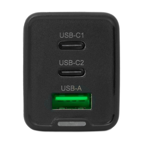 Сетевое зарядное устройство 220В/ Зарядное устройство NERPA PD333CBK 65W GaN PD+QC3.0, 2xUSB-C, 1xUSB-A, USB-C - USB-C 100W cable 1.5m black, EU plug, BULK Сетевое зарядное устройство 220В/ Зарядное устройство NERPA PD333CBK 65W GaN PD+QC3.0, 2xUSB-C, 1xUSB-A, USB-C - USB-C 100W cable 1.5m black, EU plug, BULK
