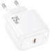Сетевое зар./устр. Hoco CS53A Surplus 25W 3A (PD) USB Type-C универсальное белый (31488)