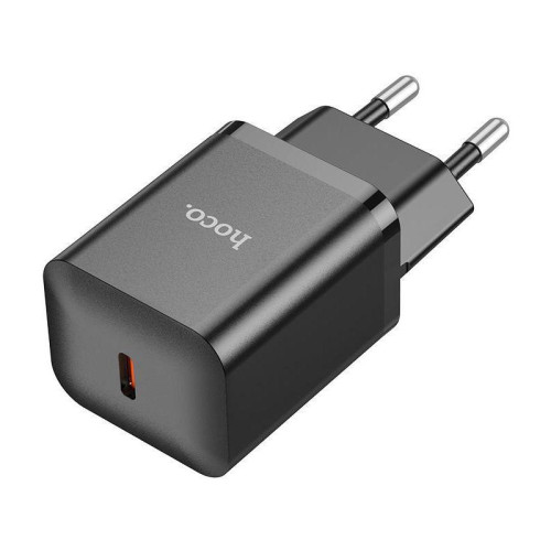 Сетевое зар./устр. Hoco N27 Black 20W 3A+2.22A+1.67A (PD+QC+AFC) USB-C универсальное черный