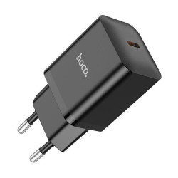 Сетевое зар./устр. Hoco N27 Black 20W 3A+2.22A+1.67A (PD+QC+AFC) USB-C универсальное черный