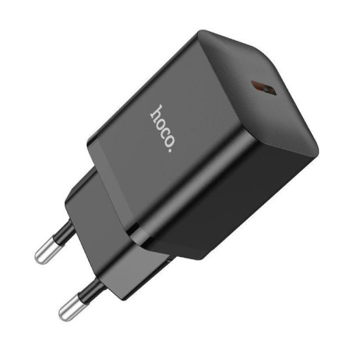 Сетевое зар./устр. Hoco N27 Black 20W 3A+2.22A+1.67A (PD+QC+AFC) USB-C универсальное черный