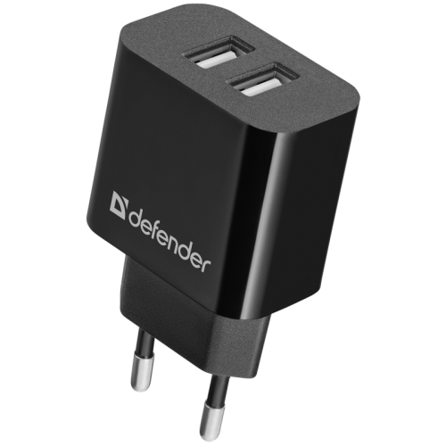 Defender Сетевой адаптер UPC-21 2xUSB,5V/2.1А кабель microUSB Defender Сетевой адаптер UPC-21 2xUSB,5V/2.1А кабель microUSB