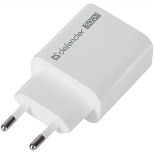 Defender Сетевое ЗУ UPA-130 USB-C/PD30W+USB-A/QC3.0