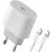 Defender Сетевой адаптер UPA-121 20W, USB C,кабель Type-C,белый