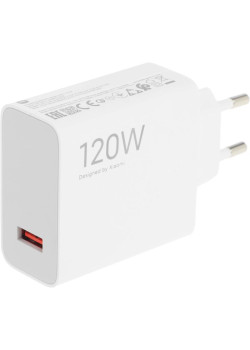 Сетевое зар./устр. Xiaomi 120W HyperCharge Combo (Type-A) EU 120W 6A (PD+QC) USB универсальное белый (BHR9462EU)