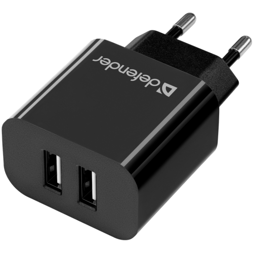 Defender Сетевой адаптер UPC-21 2xUSB,5V/2.1А кабель microUSB Defender Сетевой адаптер UPC-21 2xUSB,5V/2.1А кабель microUSB