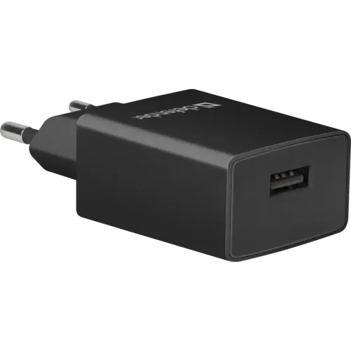 Defender Сетевой адаптер EPA-10 черный, 1xUSB, 5V/2.1А, пакет