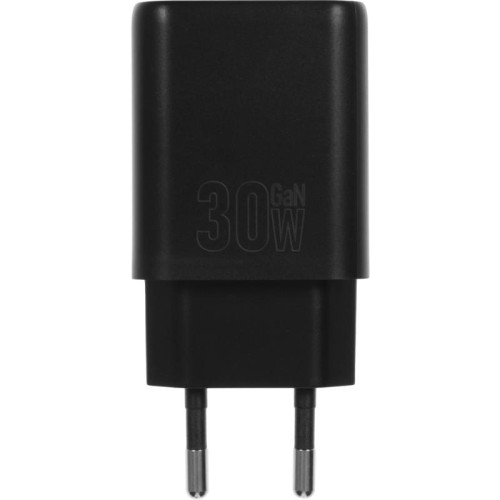 Сетевое зар./устр. Hoco Gentle PD30W+QC3.0 30W 3A (PD+QC) USB/USB Type-C универсальное черный (44358)
