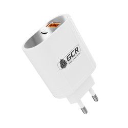 GCR Сетевое зарядное устройство 36W USB TypeA + TypeC, PD18W + Quick Charge 3.0, GCR-52579