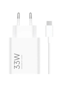 Сетевое зар./устр. Xiaomi BHR9956EU 33W 3A (PD) USB универсальное белый
