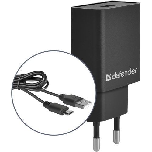 Defender Сетевой адаптер UPC-11 1xUSB,5V/2.1А,кабель micro-USB Defender Сетевой адаптер UPC-11 1xUSB,5V/2.1А,кабель micro-USB