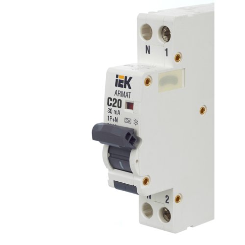 ARMAT АВДТ B06S 1P+NP C20 30мА тип A (18мм) IEK