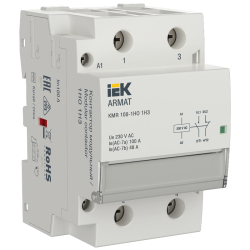 ARMAT Контактор модульный KMR 100А 230В AC 1НО 1НЗ IEK