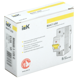 KARAT Авт. выкл. ВА47-150 1P D 63А 15кА IEK