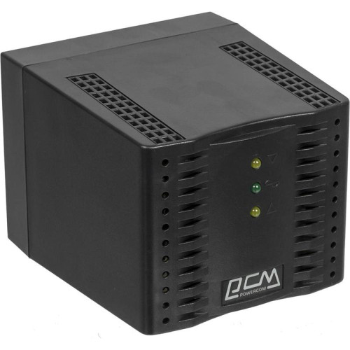 Стабилизатор напряжения Powercom TCA-1200 600Вт 1200ВА черный