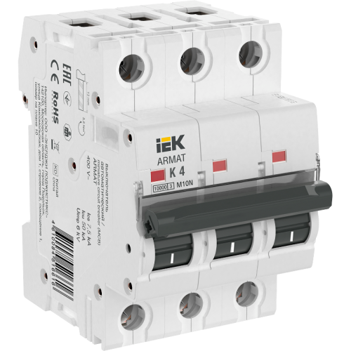 ARMAT Авт. выкл. M10N 3P K 4А IEK