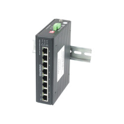 Коммутатор/ OSNOVO SW-70800-I Промышленный коммутатор Gb Ethernet на 8 портов, 8*10/100/1000Base-T, встроенная грозозащита 6кВ, БП в комплект НЕ входит, монтаж на DIN-рейку (крепление в комплекте)