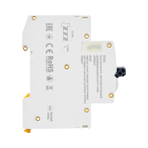ARMAT АВДТ B06S 1P+NP B6 30мА тип AC (18мм) IEK