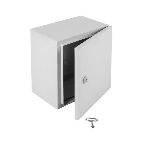 Шкаф электротехнический Elbox Elbox EMW-500.500.210-1-IP66 настенный 500мм 500мм 210мм несъемн.бок.пан. 100кг серый