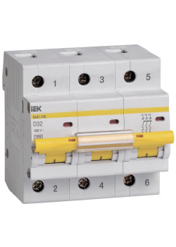 KARAT Авт. выкл. ВА47-100 3P D 32А 10кА IEK