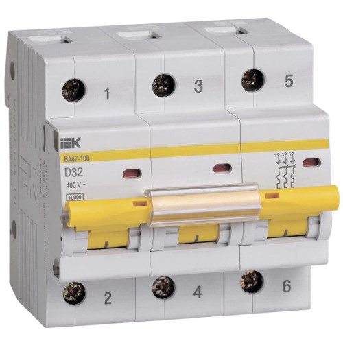 KARAT Авт. выкл. ВА47-100 3P D 32А 10кА IEK