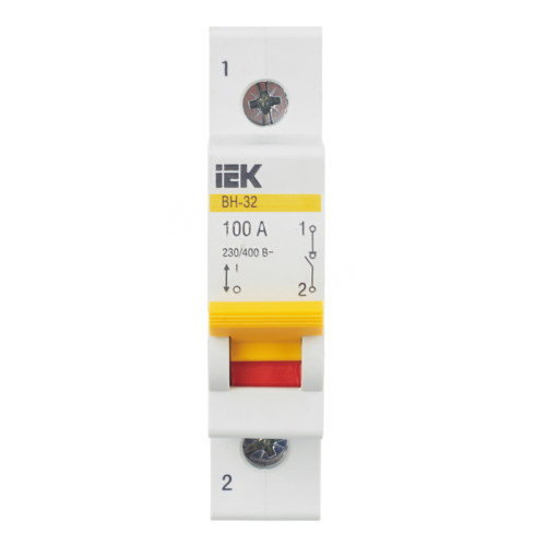 KARAT Выключатель нагрузки (мини-рубильник) ВН-32 1P100А IEK