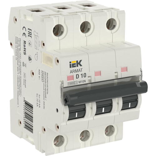 ARMAT Авт. выкл. M10N 3P D 10А IEK