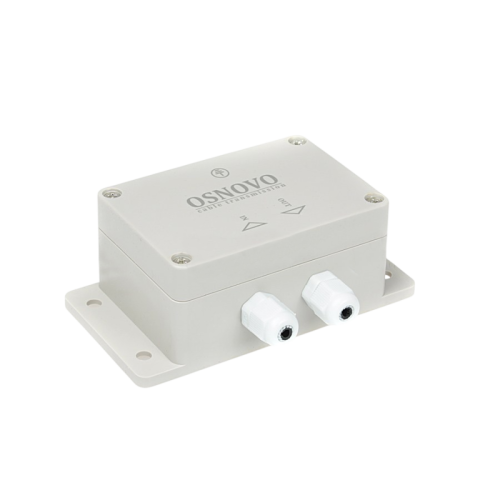 Грозозащита IP-сетей/ SP-IP/1000PW(ver.2) Уличное устройство грозозащиты для локальной вычислительной сети (скорость до 1000 Мб/с) с защитой линий PoE (af/at, методы A + B, контакты 1/2, 3/6, 4/5, 7/8)