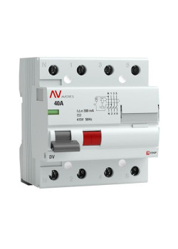 Устройство защитного отключения DV 4P 40А/300мА (AC) AVERES