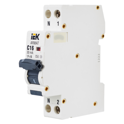 ARMAT АВДТ B06S 1P+NP C16 30мА тип A (18мм) IEK