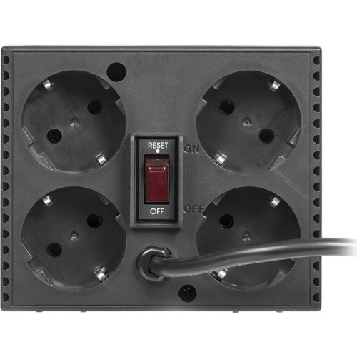 Стабилизатор напряжения Powercom TCA-1200 600Вт 1200ВА черный