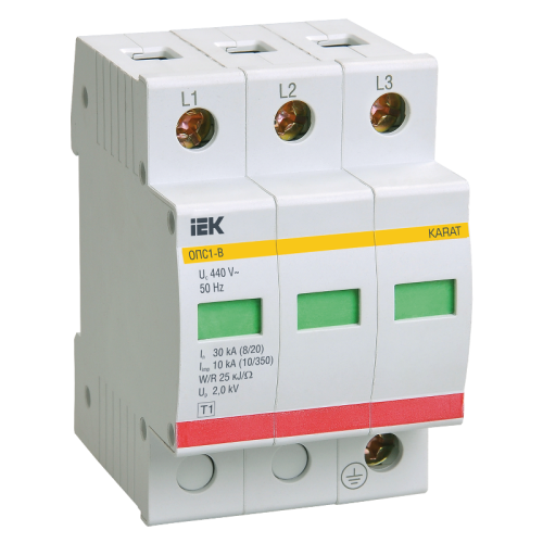 KARAT ОПС1-B УЗИП 3P In=30кА Un=400В Im=60кА IEK