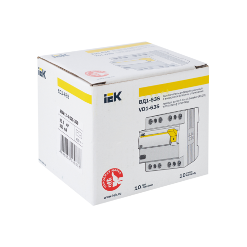 УЗО ВД1-63S 4Р 25А 300мА IEK