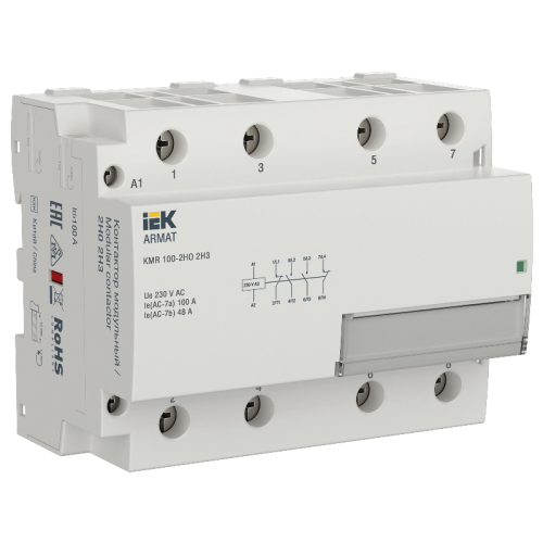 ARMAT Контактор модульный KMR 100А 230В AC 2НО 2НЗ IEK