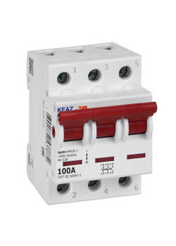 Выключатель нагрузки/ Выключатель нагрузки 3П 100А 400В OptiDin BM63PL-3100-УХЛ3 (ВМ63PL)