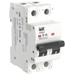ARMAT Авт. выкл. M06N-DC 2P B 10А IEK