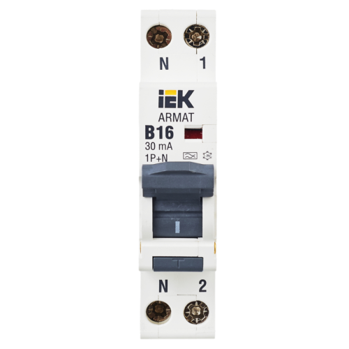 ARMAT АВДТ B06S 1P+NP B16 30мА тип A (18мм) IEK