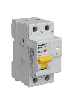 KARAT УЗДП c авт. выкл. 1P+N C 32A IEK