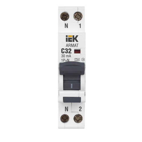 ARMAT АВДТ B06S 1P+NP C32 30мА тип A (18мм) IEK