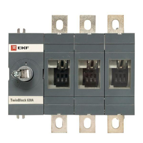 Рубильник 630A 3P без рукоятки управления Twin block