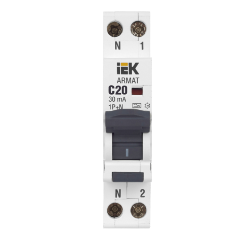 ARMAT АВДТ B06S 1P+NP C20 30мА тип A (18мм) IEK