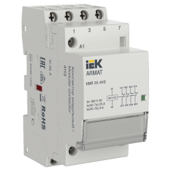 ARMAT Контактор модульный KMR 25А 230В AC 4НЗ IEK