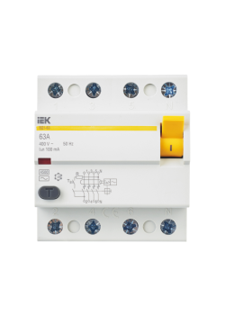 УЗО ВД1-63 4Р 63А 100мА IEK