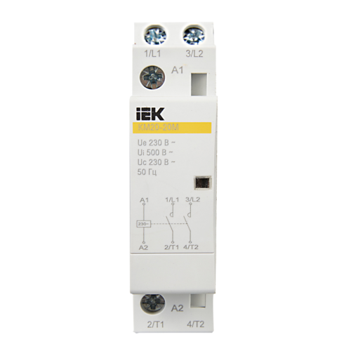 Контактор модульный КМ20-20М AC IEK