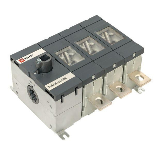 Рубильник 630A 3P без рукоятки управления Twin block