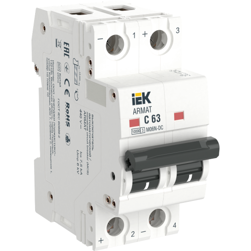 ARMAT Авт. выкл. M06N-DC 2P C 63А IEK